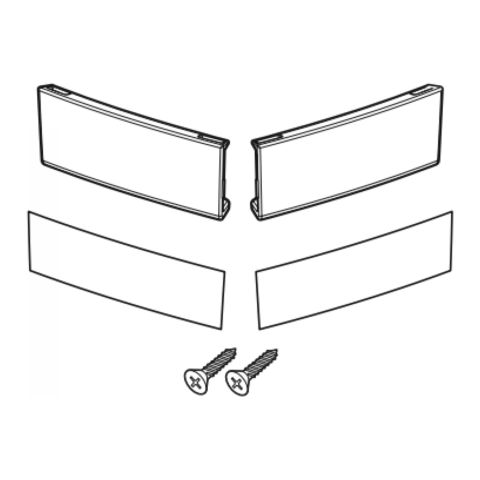 Catadiottri Shad Per Valigie Sh23 Dx/sx Bianchi