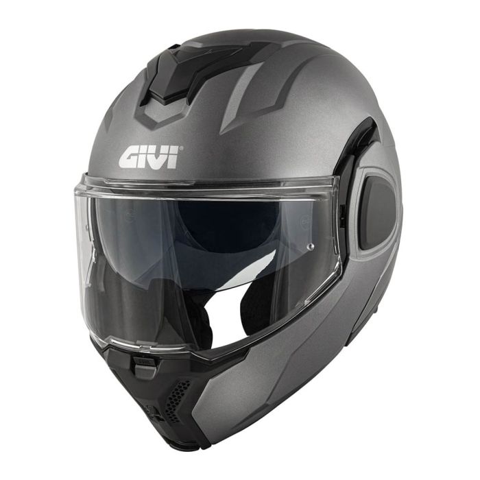 Casco GiviReversibile X36 Solid Color Titanio Opaco