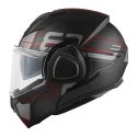 Casco GiviReversibile X36 Vertigo Nero Opaco Rosso
