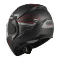 Casco GiviReversibile X36 Vertigo Nero Opaco Rosso