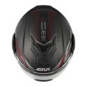 Casco GiviReversibile X36 Vertigo Nero Opaco Rosso