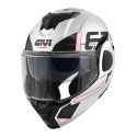 Casco GiviReversibile X36 Vertigo Bianco Nero Rosso