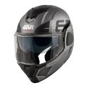 Casco GiviReversibile X36 Vertigo Titanio Opaco Nero