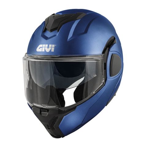 Casco Givi Reversibile X36 Fiber Solid Blu Opaco