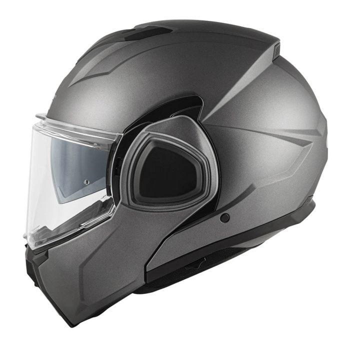 Casco Givi Reversibile X36 Fiber Solid Titanio Opaco