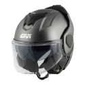 Casco Givi Reversibile X36 Fiber Solid Titanio Opaco