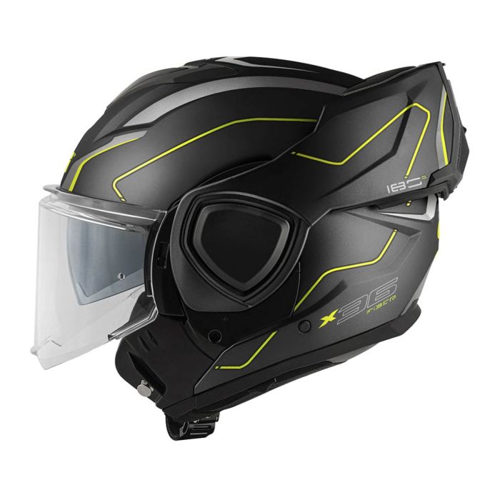 Casco Givi Reversibile X36 Pulse Nero Opaco Argento G
