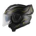 Casco Givi Reversibile X36 Pulse Nero Opaco Argento G