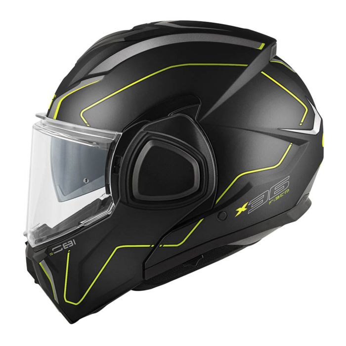 Casco Givi Reversibile X36 Pulse Nero Opaco Argento G