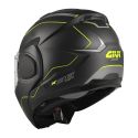 Casco Givi Reversibile X36 Pulse Nero Opaco Argento G