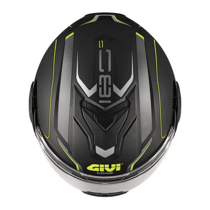 Casco Givi Reversibile X36 Pulse Nero Opaco Argento G