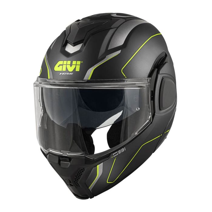 Casco Givi Reversibile X36 Pulse Nero Opaco Argento G