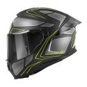 Casco Givi Integrale 55.1 Zephir Nero Opaco Argento T