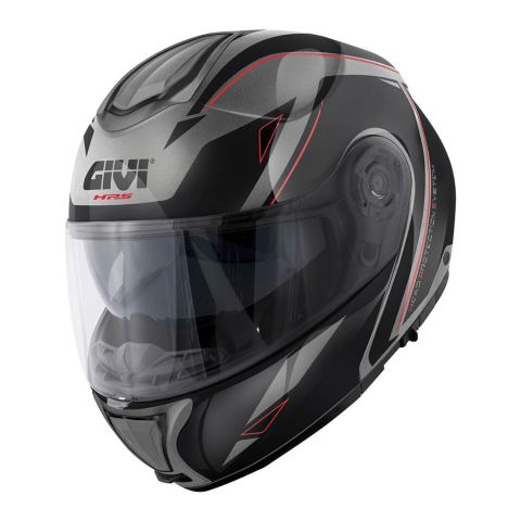 Casco Modulare Givi X26 Square Titanio Opaco Nero R