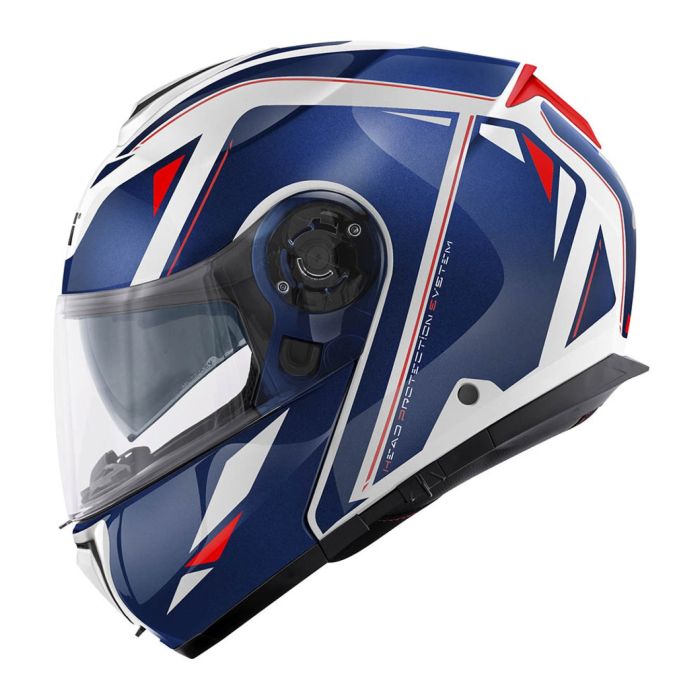 Casco Modulare Givi X26 Square Bianco Blu Rosso