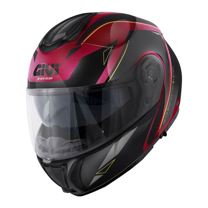 Casco Modulare Givi X26 Square Bordeaux Nero