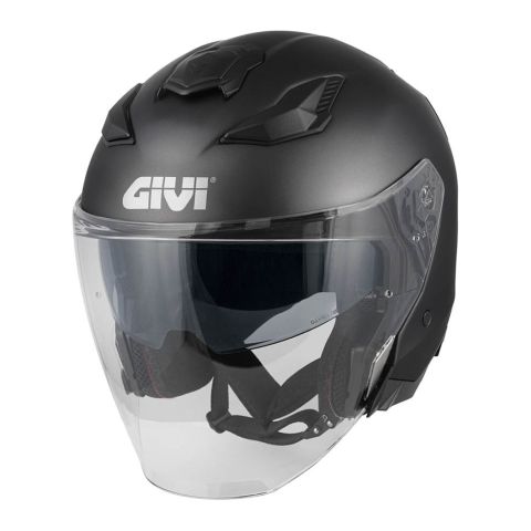 Casco Givi Jet Fibra X31 Fiber Solid Nero Opaco