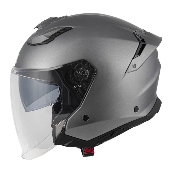Casco Givi Jet Fibra X31 Fiber Solid Titanio Opaco