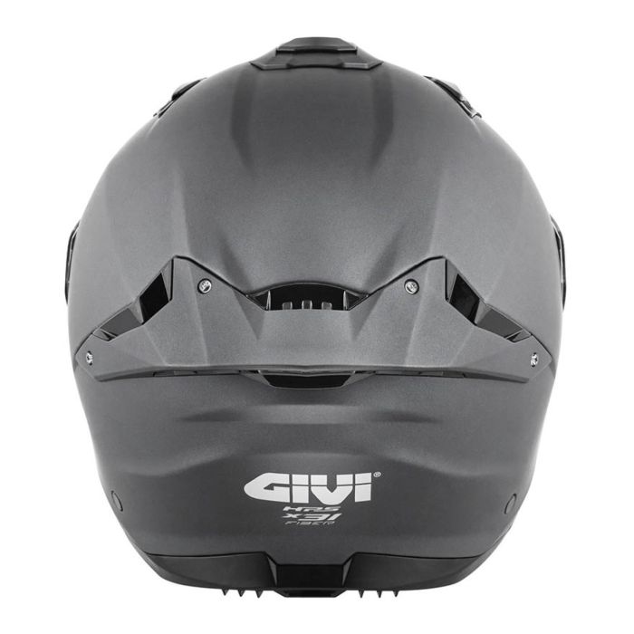 Casco Givi Jet Fibra X31 Fiber Solid Titanio Opaco