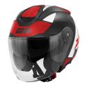 Casco Jet Givi X25 Target Nero Bianco Rosso