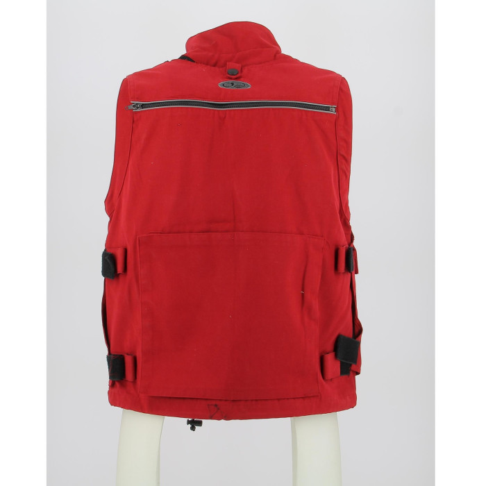 ojspwj11.r-hd-0012.jpg| GILET OJ TRANSFORMER 2 in 1 TRAFORATO MULTITASCHE  ROSSO