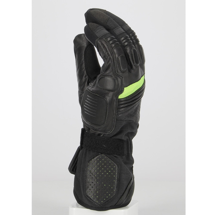 hehgw206.n-hd-0005.jpg| GUANTO INVERNALE PELLE E TESSUTO HEVIK STOCCOLMA NERO