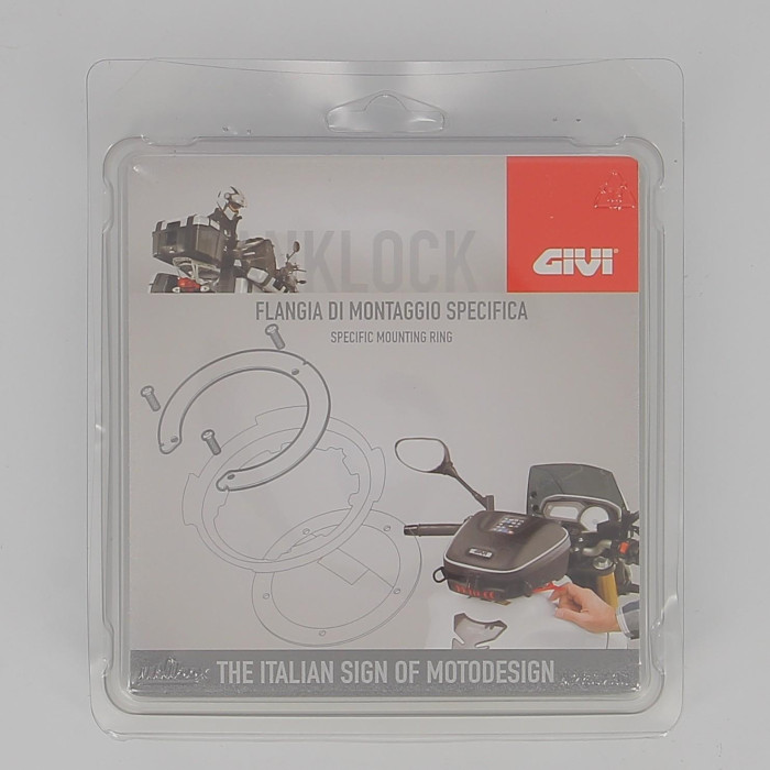 gibf02-0000.jpg| FLANGIA METALLICA BF02 PER BORSE GIVI EASY LOCK APRILIA/TRIUMPH
