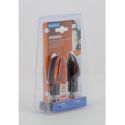 la90092-hd-0003.jpg| COPPIA FRECCE LAMPA ARROW NERE VETRO ARANCIO