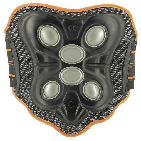 Lumbar Protection Soul Race Skin Belt Black Orange