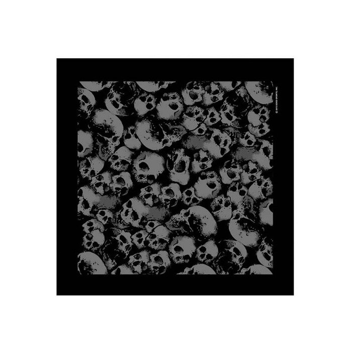 HOBAP10____________63.jpg| BANDANA IN COTONE ANCIENT SKULLS