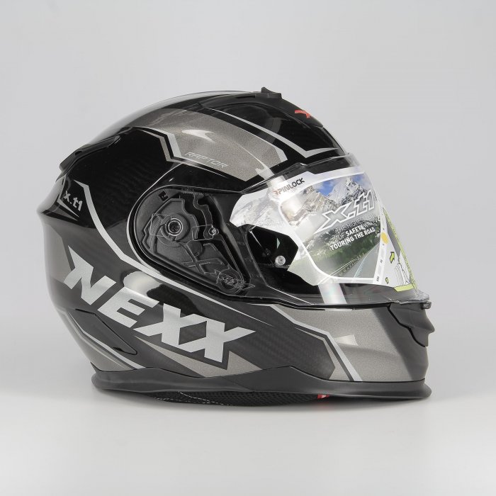 Casque intégral Carbon Nexx X.t1 Carbon Raptor Gris