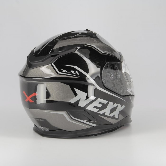 Integralhelm Carbon Nexx X.T1 Carbon Raptor Grau