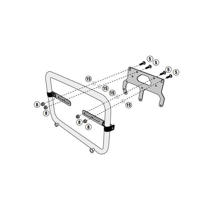 GITL3112KIT.jpg| KIT SPECIFICO PER FISSARE S250 SU PL3112 E PL3112CAM