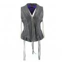 Gilet Donna In Pelle Held Shakira Nero