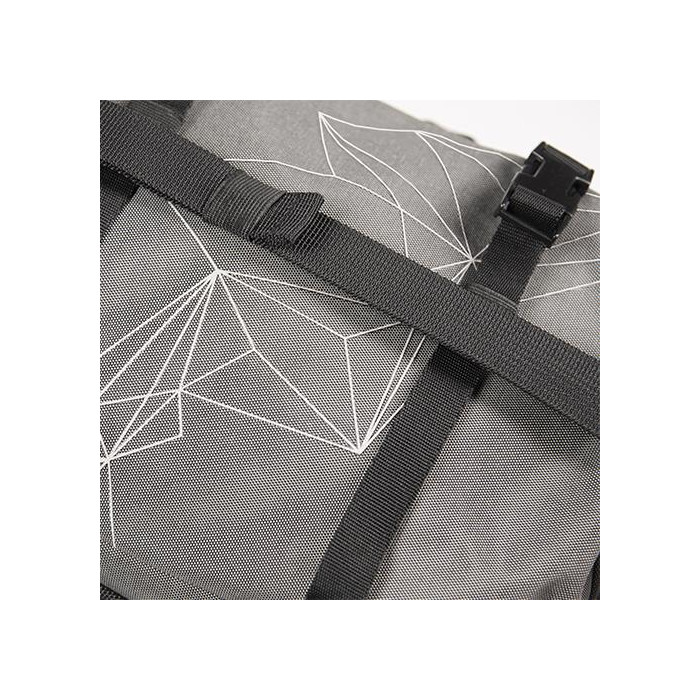 Tankbag Grigia Estensibile Ra315 Fissaggio Magneti E Cinghie