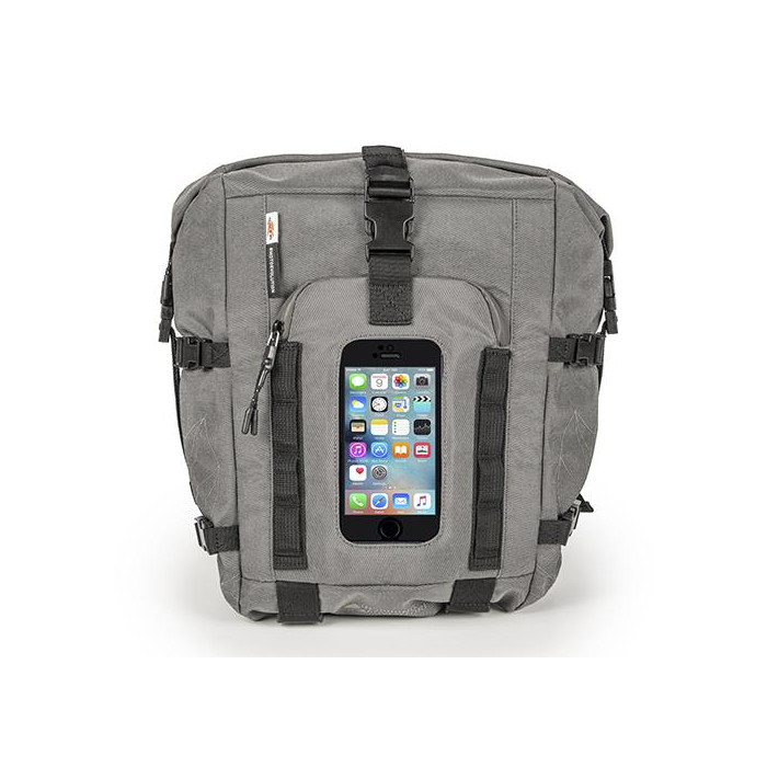 Tankbag Grigia Estensibile Ra315 Fissaggio Magneti E Cinghie