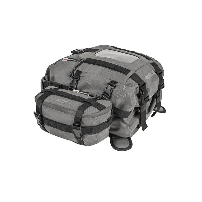 Tankbag Grigia Estensibile Ra315 Fissaggio Magneti E Cinghie