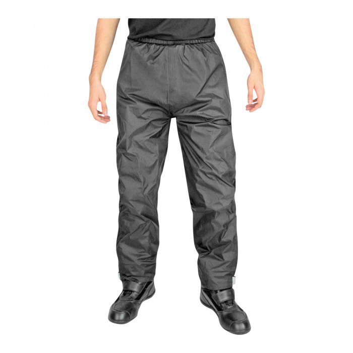 Pantalone Impermeabile Oj Down Con Apertura Nero