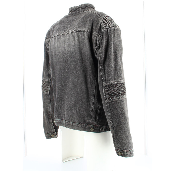 Giubbetto Jeans Uomo Red Route Mens Denim Jacket Nero