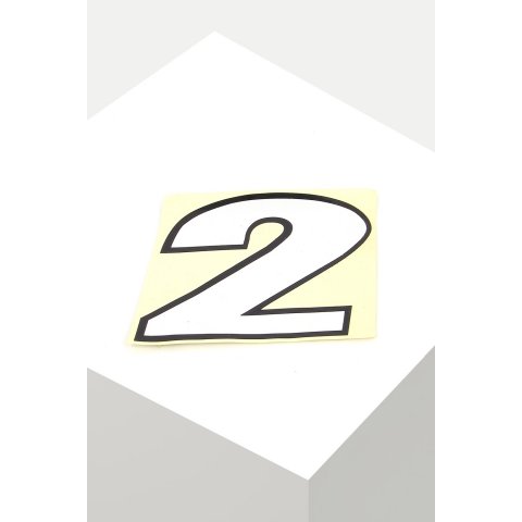 Pegatinas grandes números 15x14 número 2