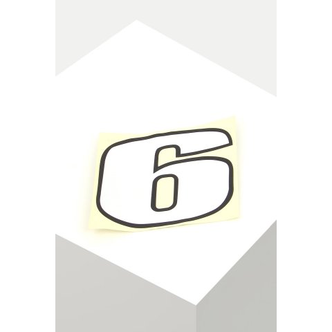 Large adhesive numbers 15x14 number 6/9