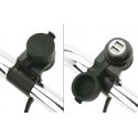 ZO390049.jpg| DOPPIA PRESA USB UNIVERSALE DA MANUBRIO  5V 2A