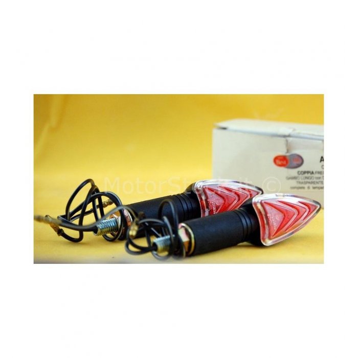 Paire De Flèches Homologuées Best Viper 12v Noire. - Flèches De Moto