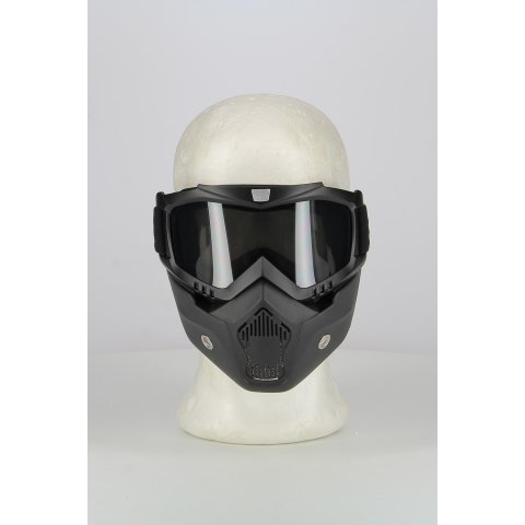 BE6507_____________0090.jpg| MASCHERA COMBAT PER CASCHI APERTI LENTE FUME'