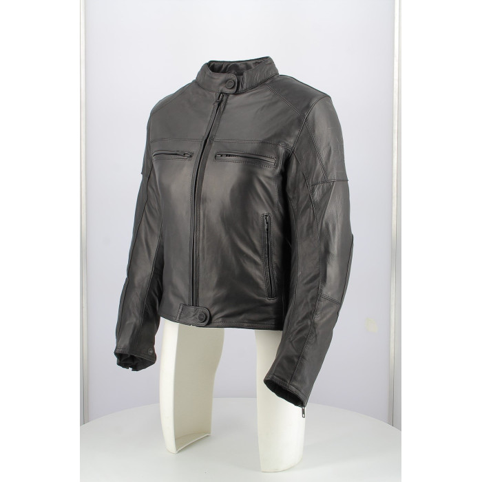 Giacca Donna Pelle Msk Bubu Lady Nero