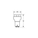 Lampadina Al Led Lampa 12v Bay15d Luce Bianca