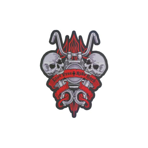 Patch Ricamata Lethal Threat Live Free Ride Hard