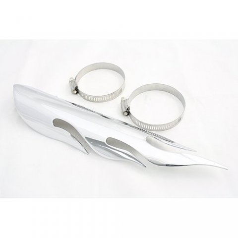 Paracalore Per Scarichi Cromato Flame