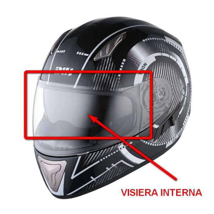 Visierino Interno Fumã¨ Per Casco Ixs Hx 1000