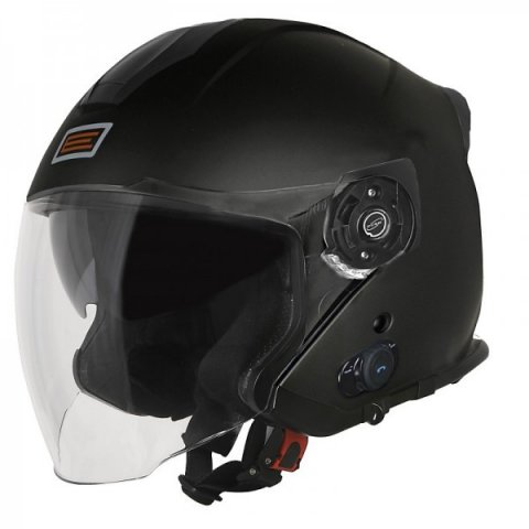 Jet Helmet with Bluetooth Origine Palio 2.0 BT Solid Matt Black